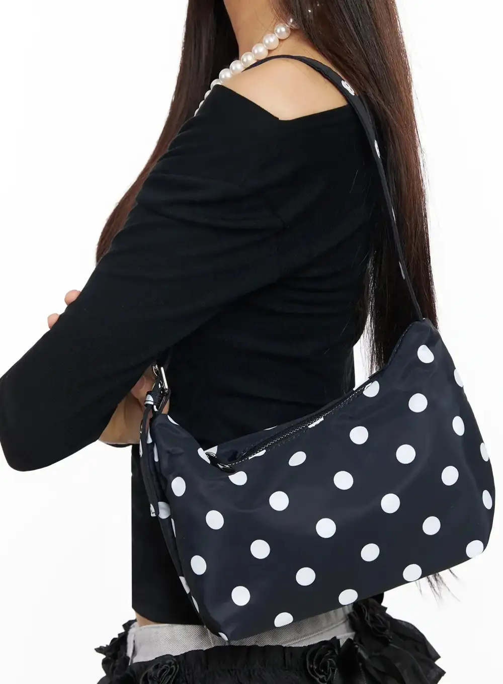 Polka Dot Shoulder Bag