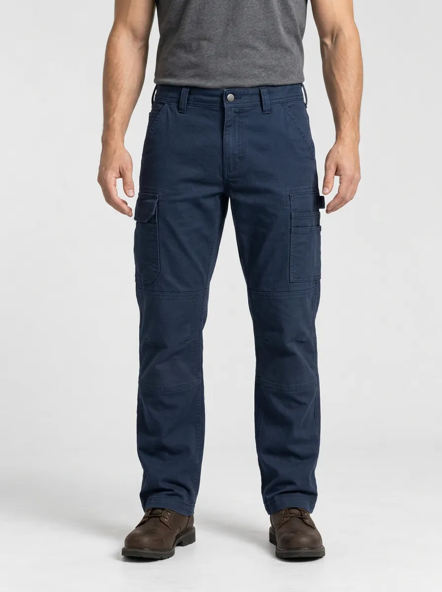 Men's Hardwearing Multi-Pocket Work Pants