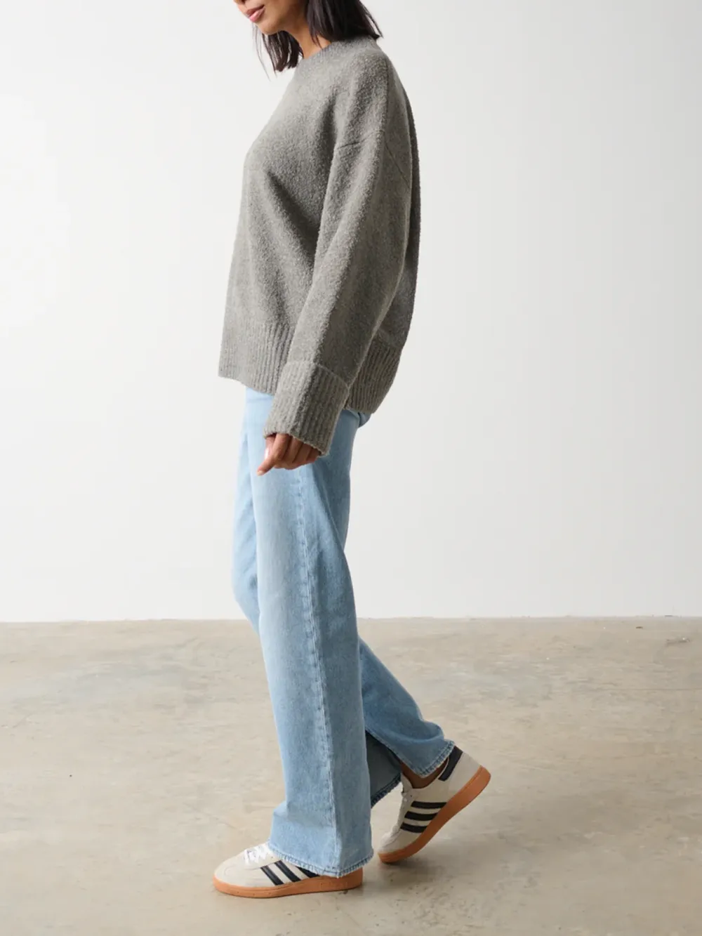 Slight Stretch Oversized Jumper