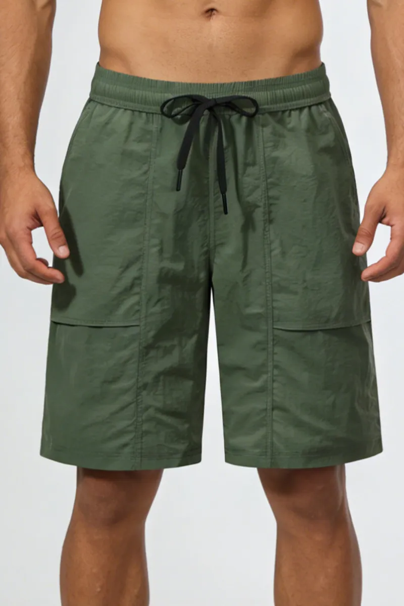 Quick Dry Drawstring Lightweight Athletic Shorts