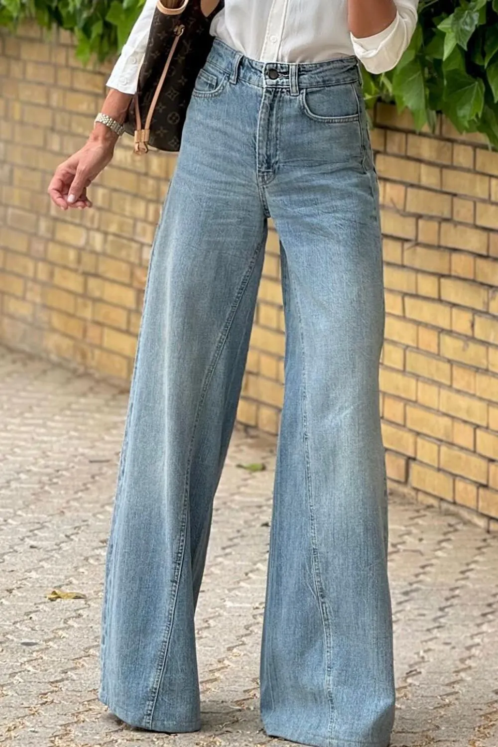 Balanced Fit Knit Denim Jeans