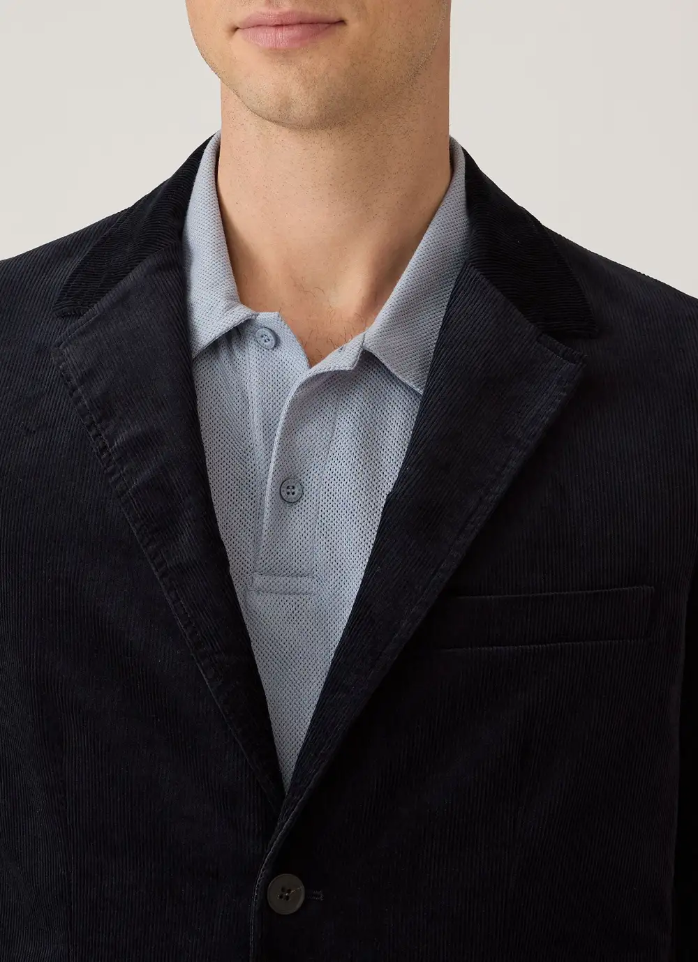 Garment Washed Corduroy Blazer