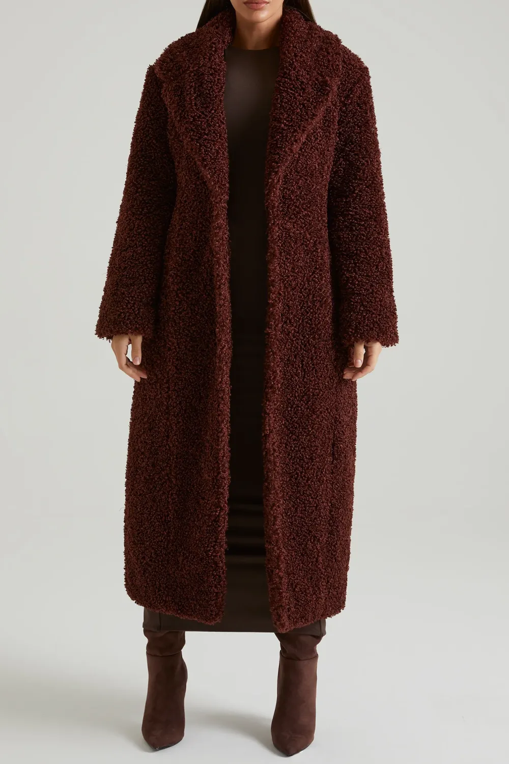 Soft And Wide Casual Long Warm Coat