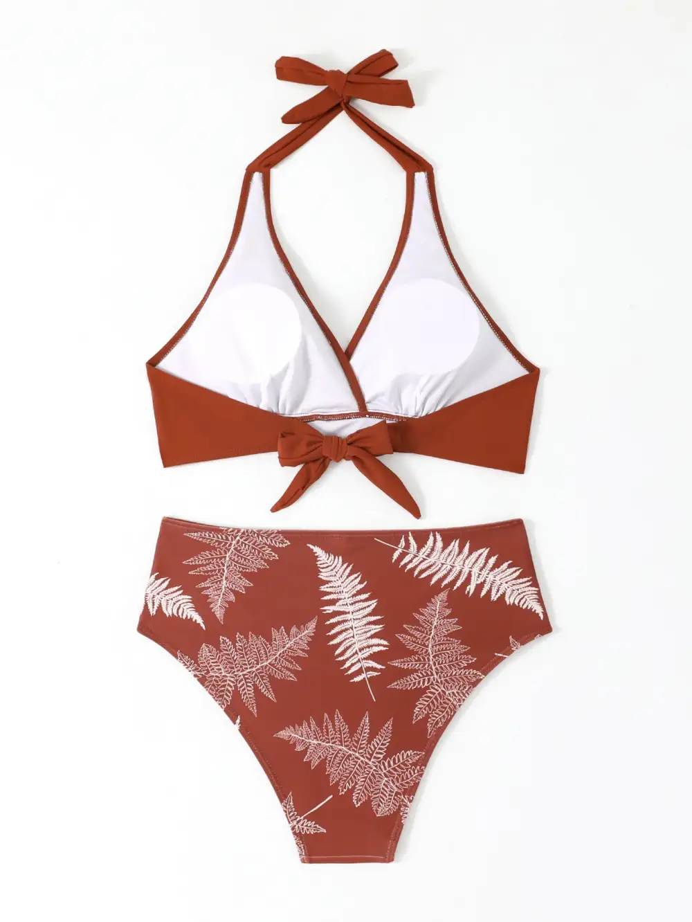 Casual Tie Strap Bikini Set For Beach Days