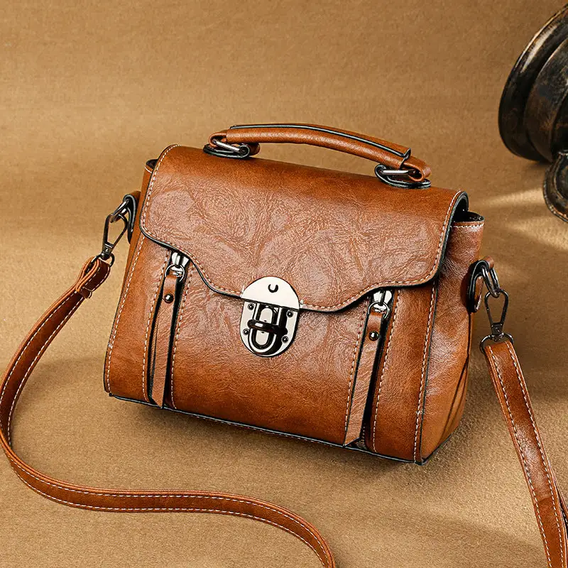 Slim Compact Square Crossbody Bag