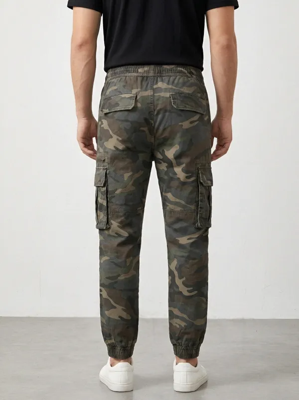Urban-Utility Camouflage Cargo Pants