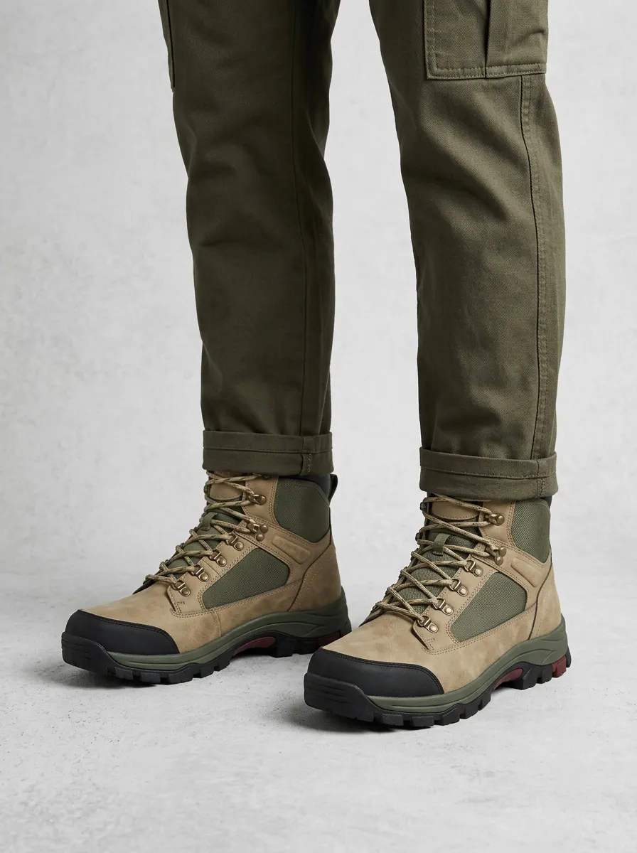 Unisex Outdoor Hiking Waterproof Tactical Printed Work Boots