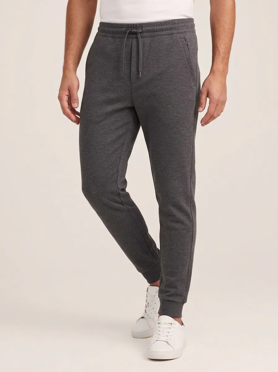 Functional Drawstring Athletic Sport Look Men's Sweatpants