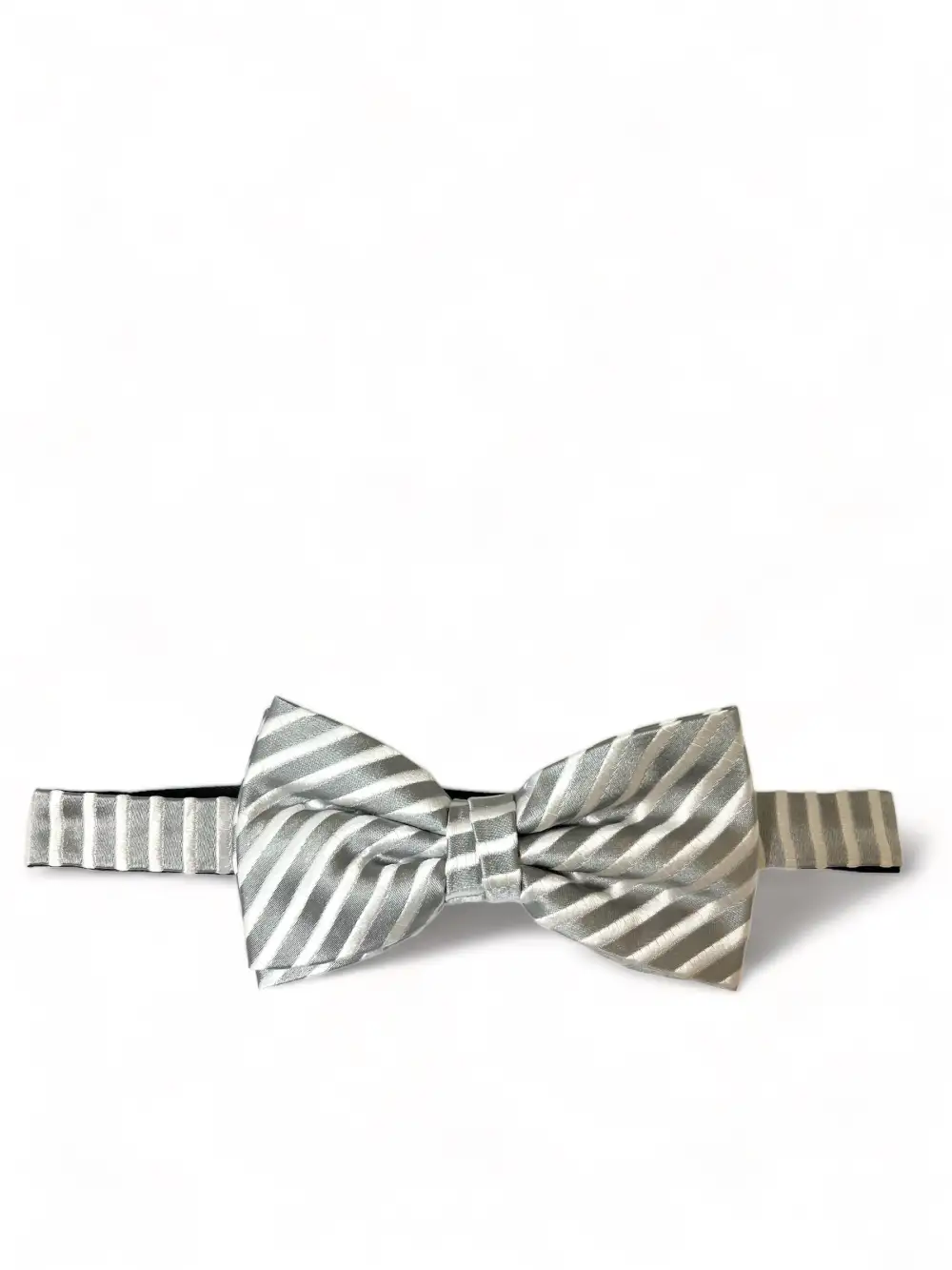 Dapper Striped Silk Bow Tie