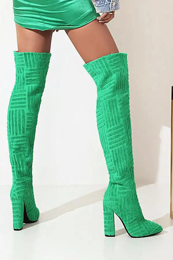 Graphic Print Boots