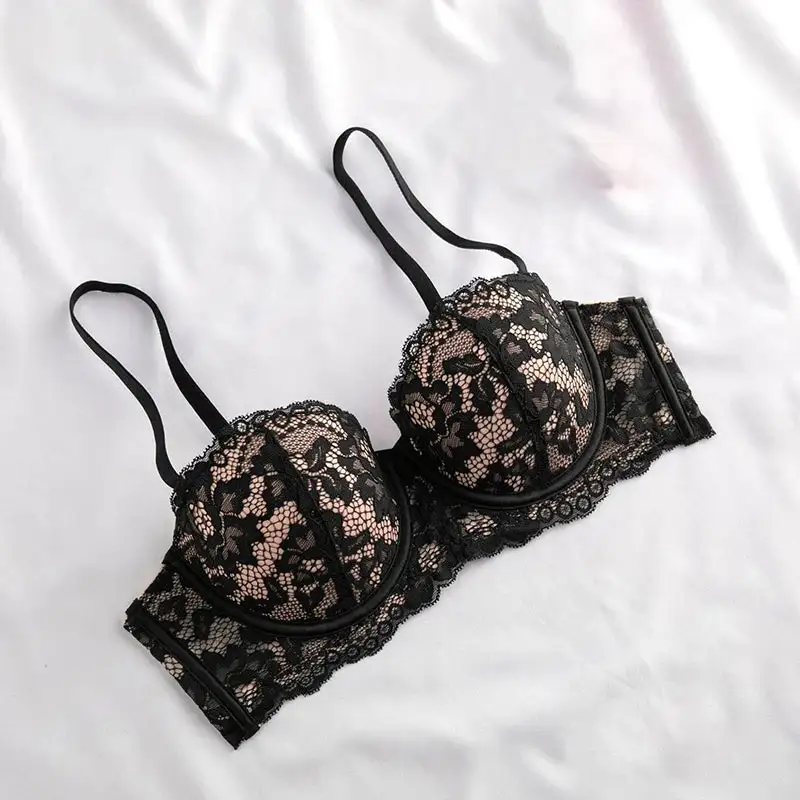 Delicate Lace Balconette Bra