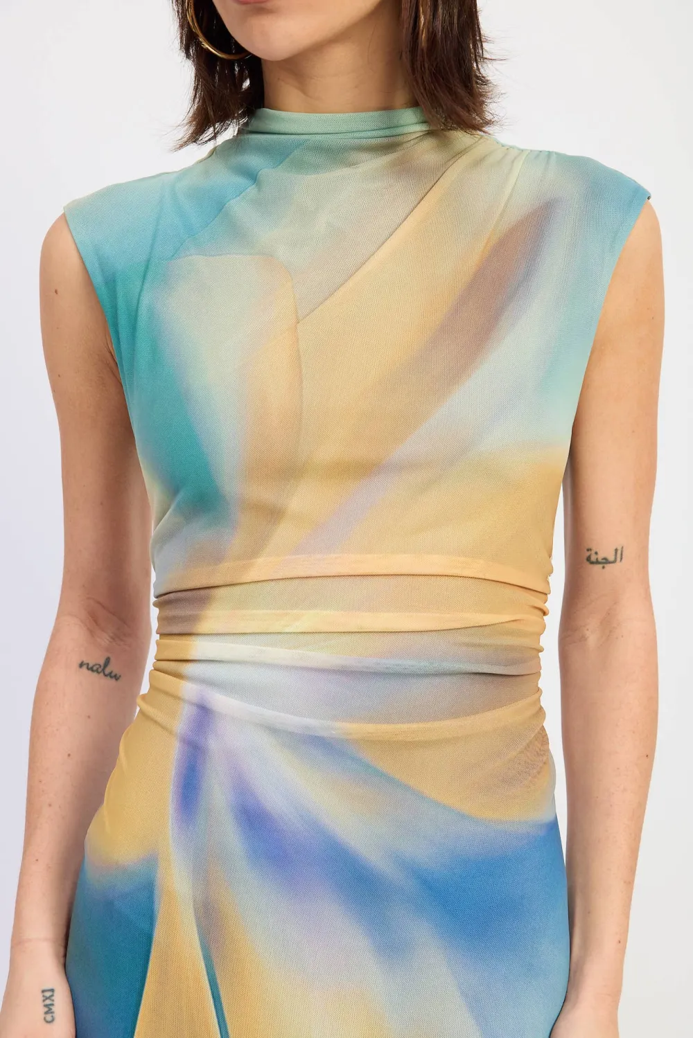 Mesh Midi Women's Midi Dress
