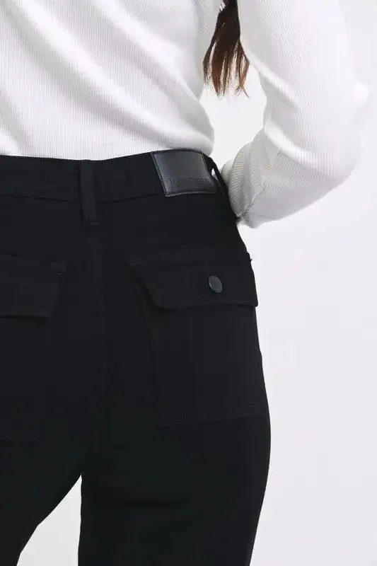 High Waist Cargo Cuffed Plus Joggers Jogger Pants