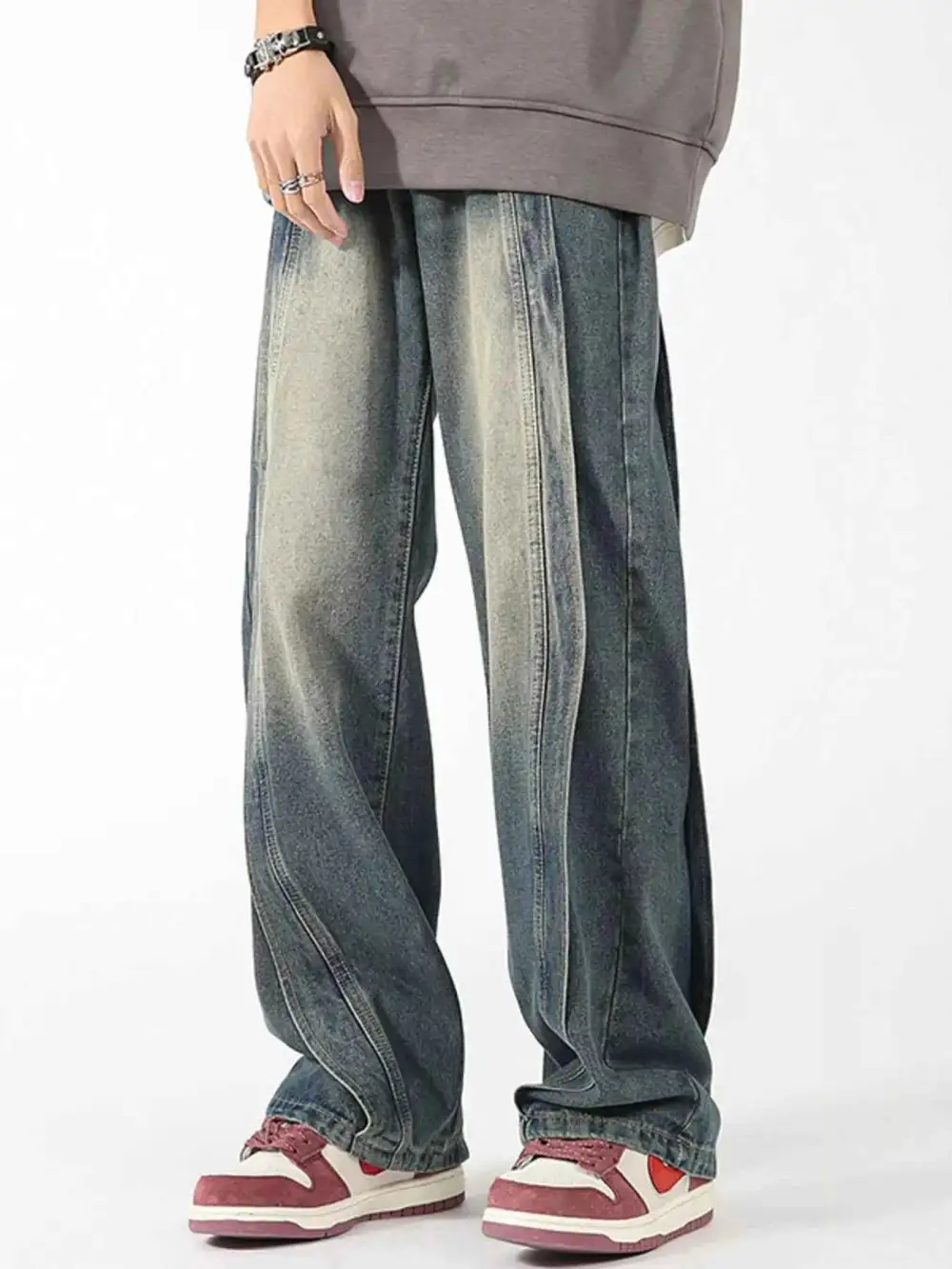 Everyday Washed Wide Leg Jeans
