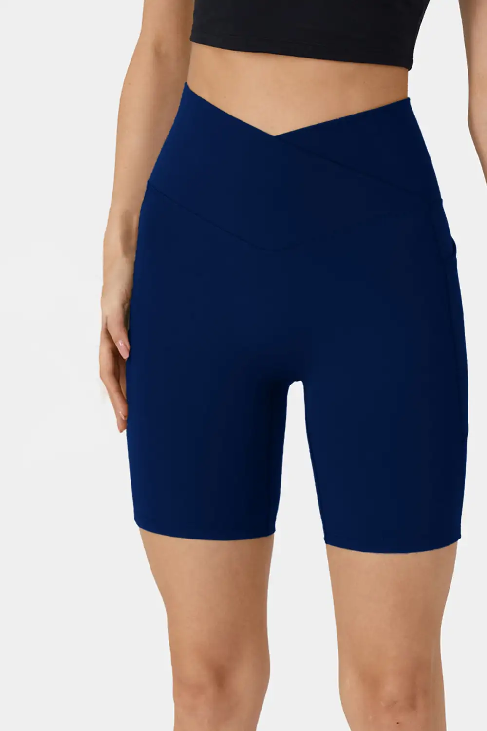 Swimwear Solid Split Pocket Sheath Active Bikinis Bottoms