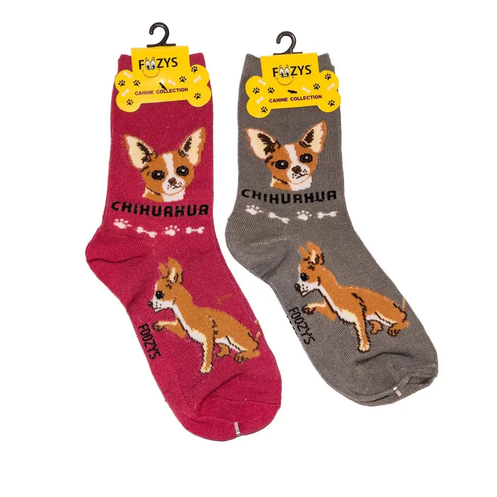 Unisex Chihuahua Crew Socks