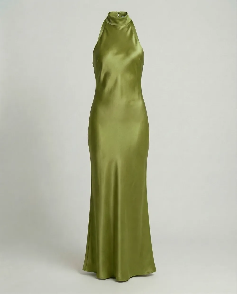 Women's Satin Bridal Maxi Dress