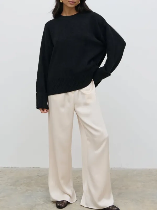 Slight Stretch Oversized Jumper