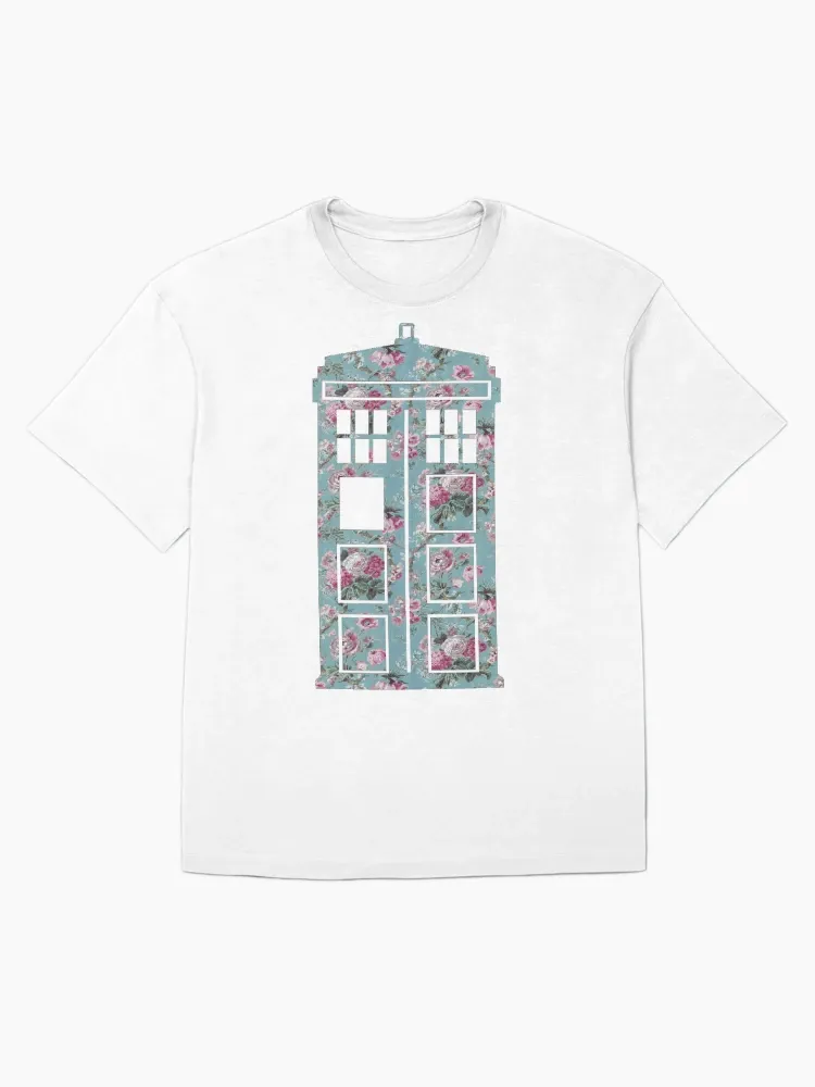 Women's Building Flower Round-neck Short-Sleeved T-Shirt