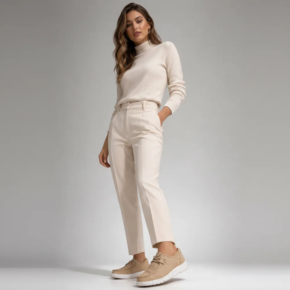 Wendy Ranch Textured Casual Slip On Shoes