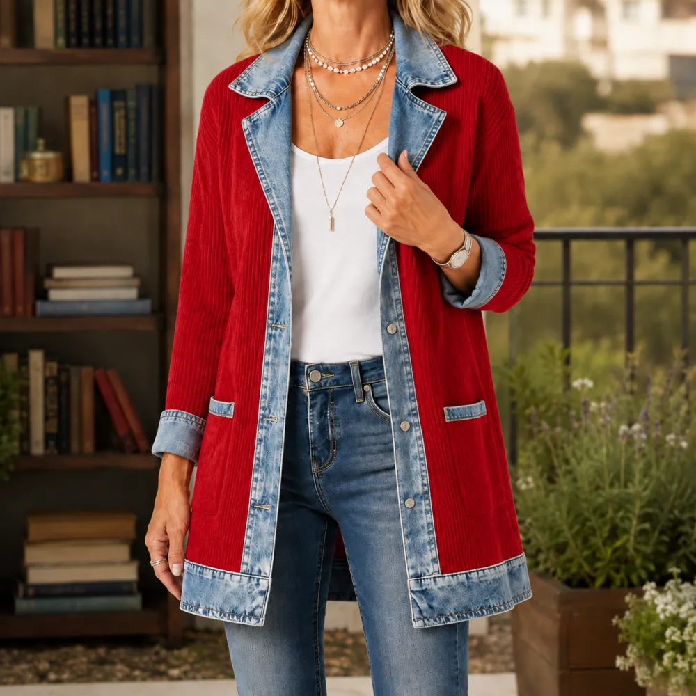 Ribbed Layering Cardigan
