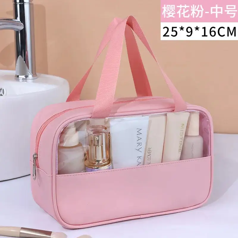 Contemporary Utility: Multifunctional Transparent Accessory Bag