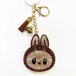 Whimsical Rabbit Charm Keychain