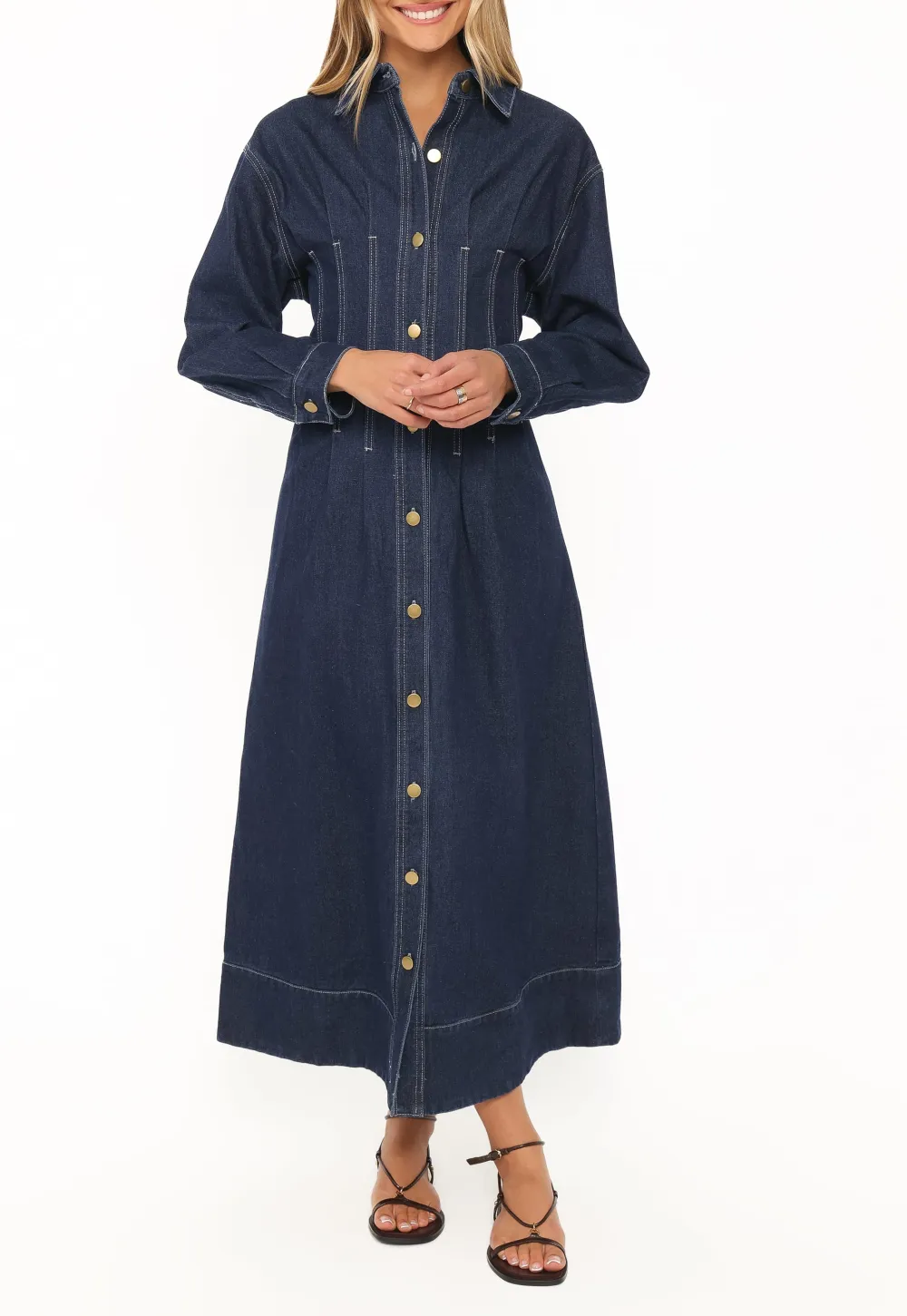 Denim Maxi Dress
