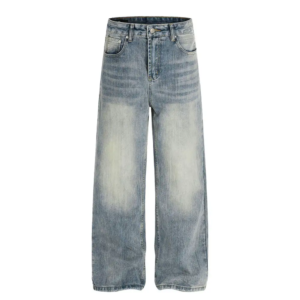 Relaxed High Waist Denim Jeans