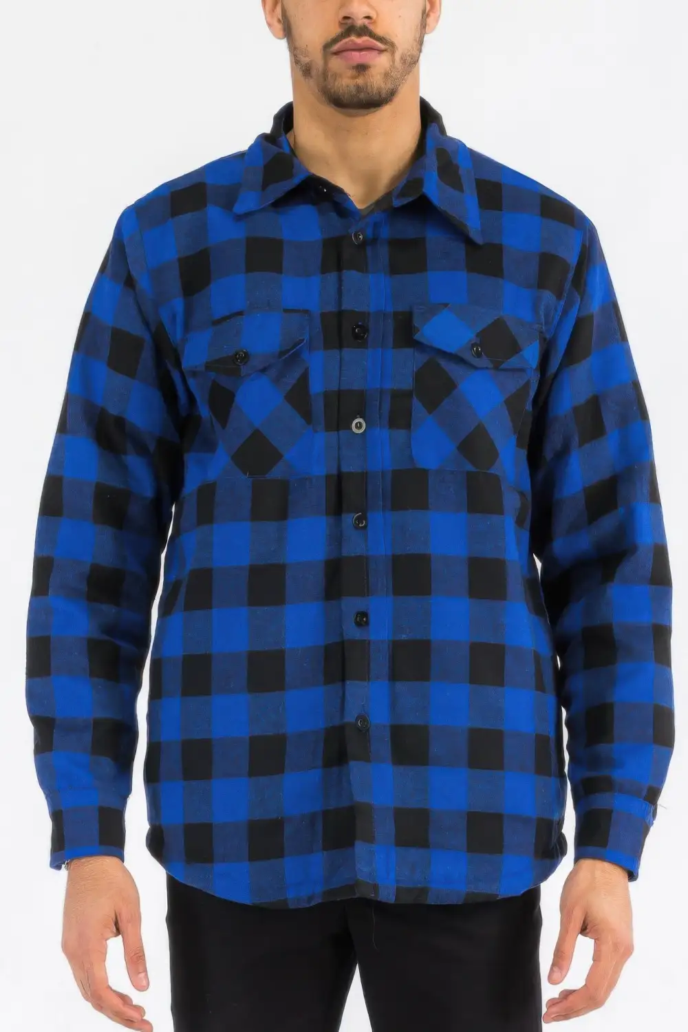 Quilted Padded Flannel Shirt