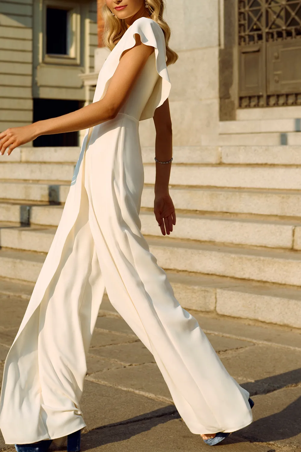 One Shoulder Jumpsuit