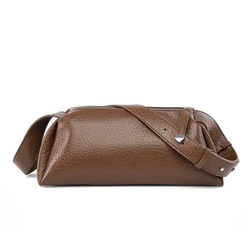 Effortless Style: Simple Soft Genuine Leather Handbag