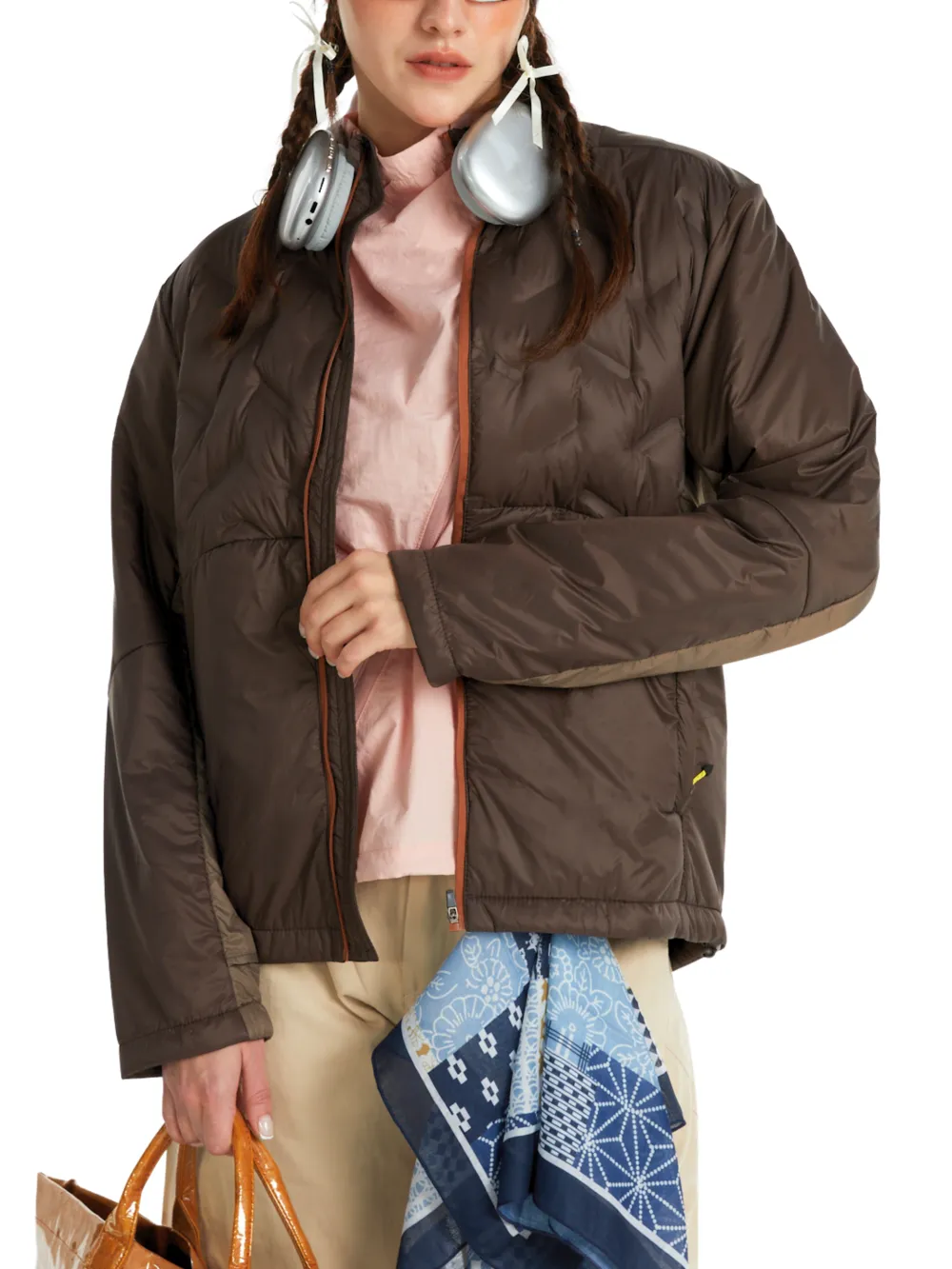 Flexible Layer Water Repellent Lightweight Breathable Insulated Outdoor Jacket