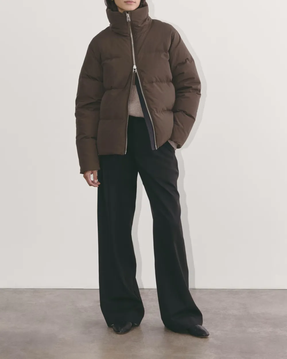 Collared Down Jacket