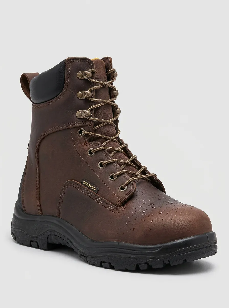 Clean-Look Lace Shape Men' Waterproof Work Boots