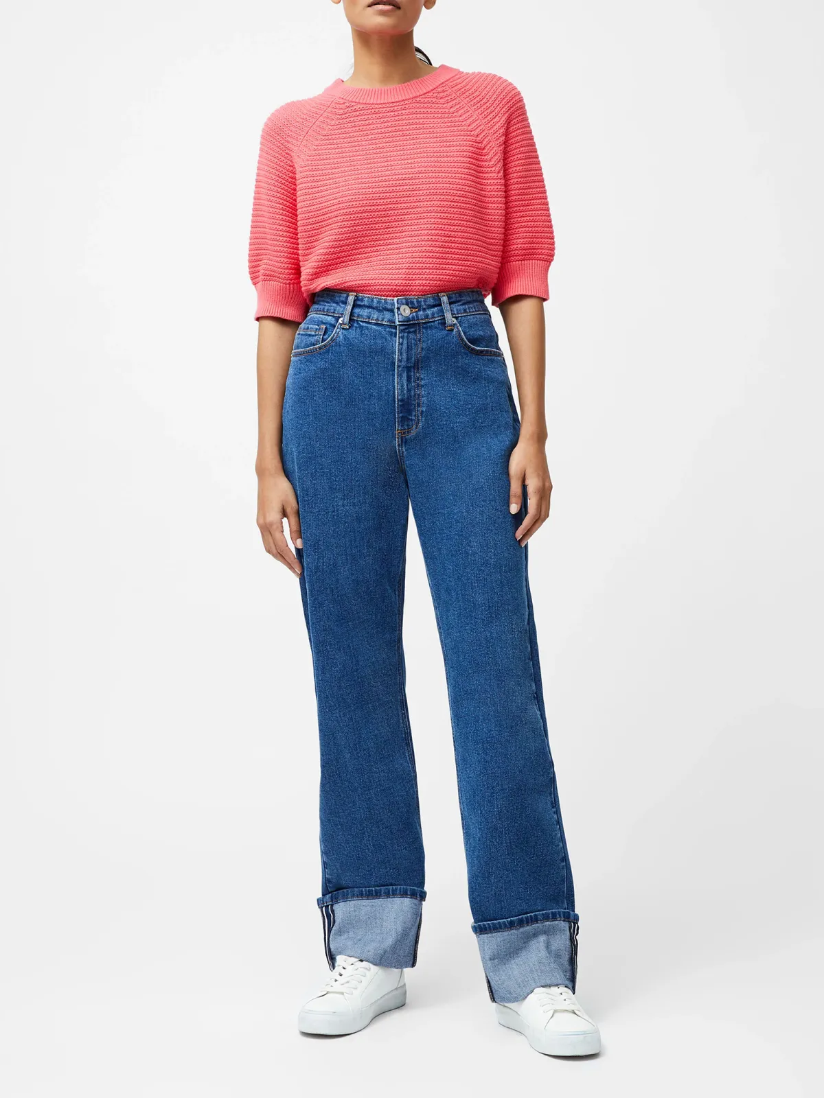 Cotton Breathable Soft Design Leg Jeans
