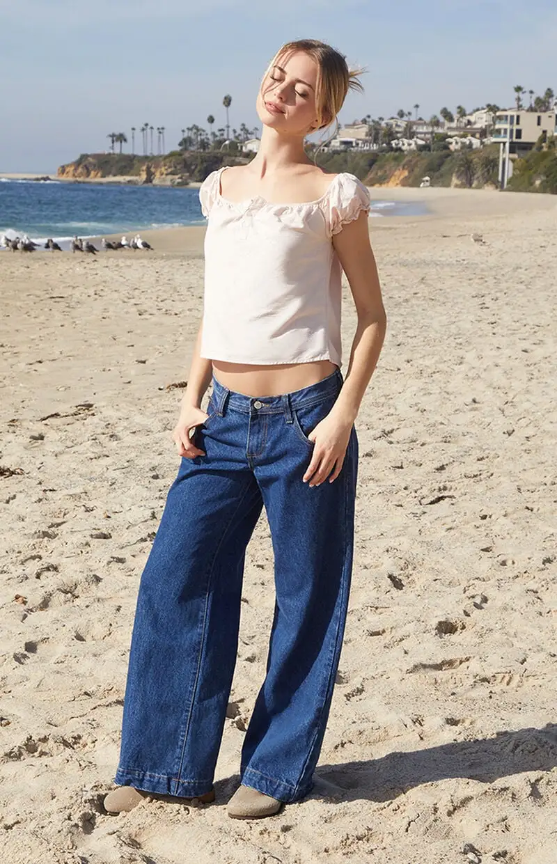 John Galt Pink Striped Clarisse Off-The-Shoulder Top