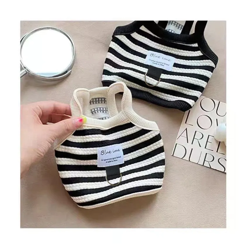 Dog Clothes Summer Thin Embroidered Avocado Strap Cat vest Pet Clothes