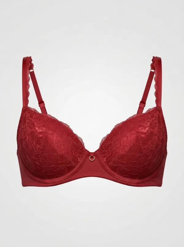 Women's Everyday Underwire Floral-Lace Bra