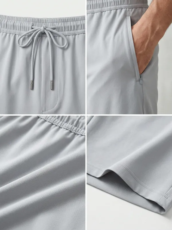 Sporty Ice-Silk Casual Stretch Shorts