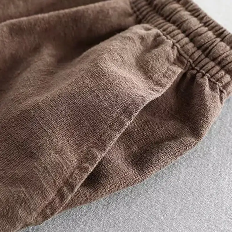 Drawstring Elastic Waist Shorts