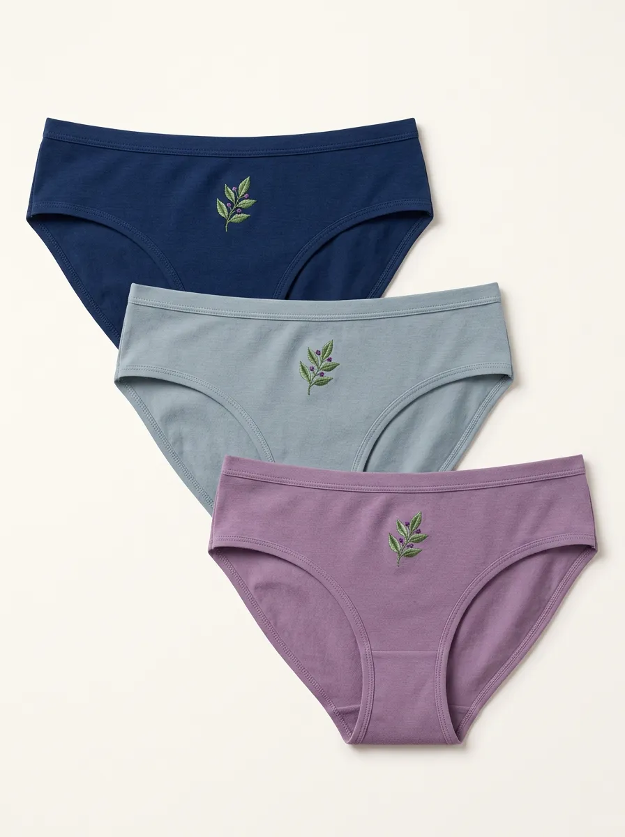 Women's Leaf Briefs Three Pack