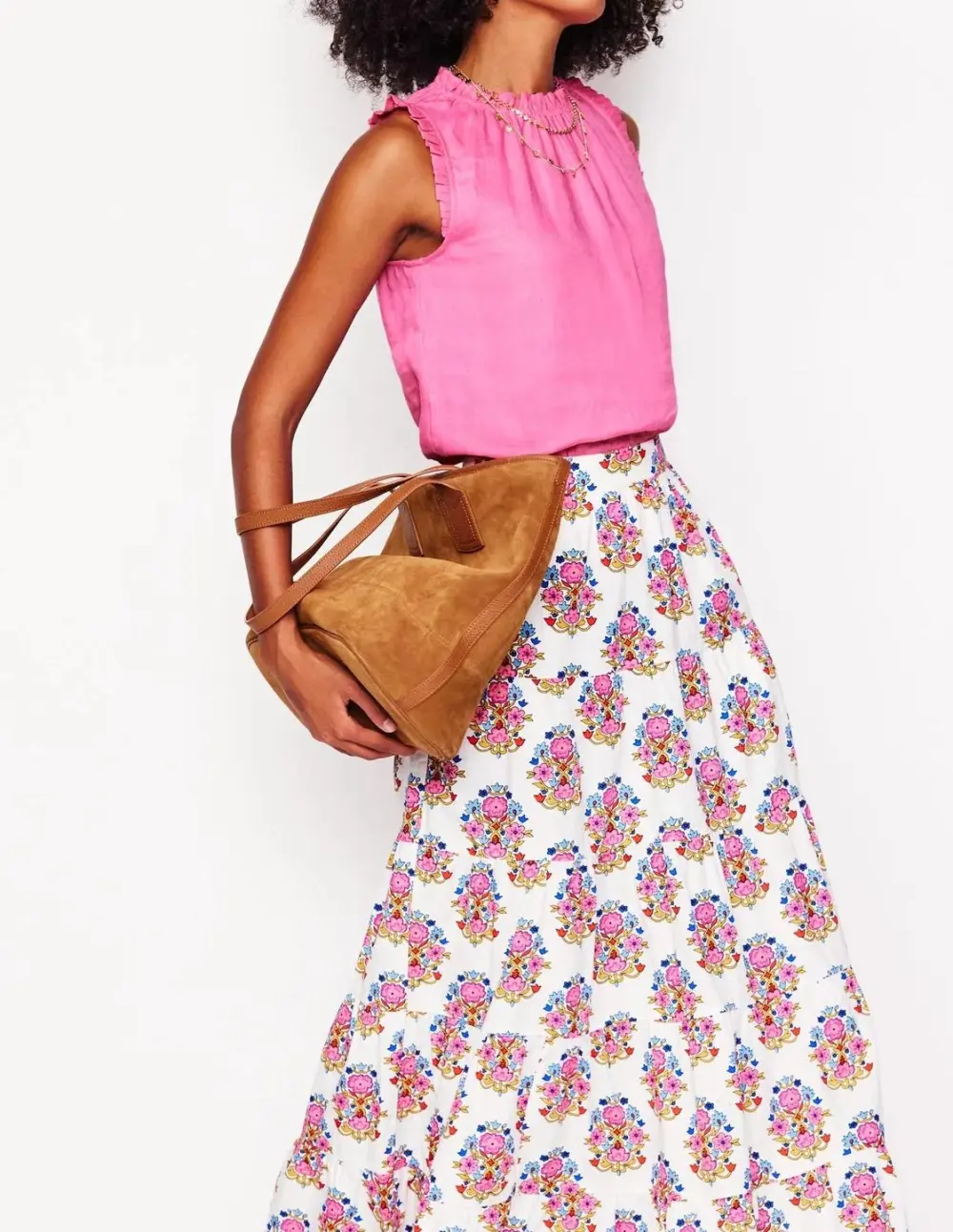 Sophie Ruffle Linen Top