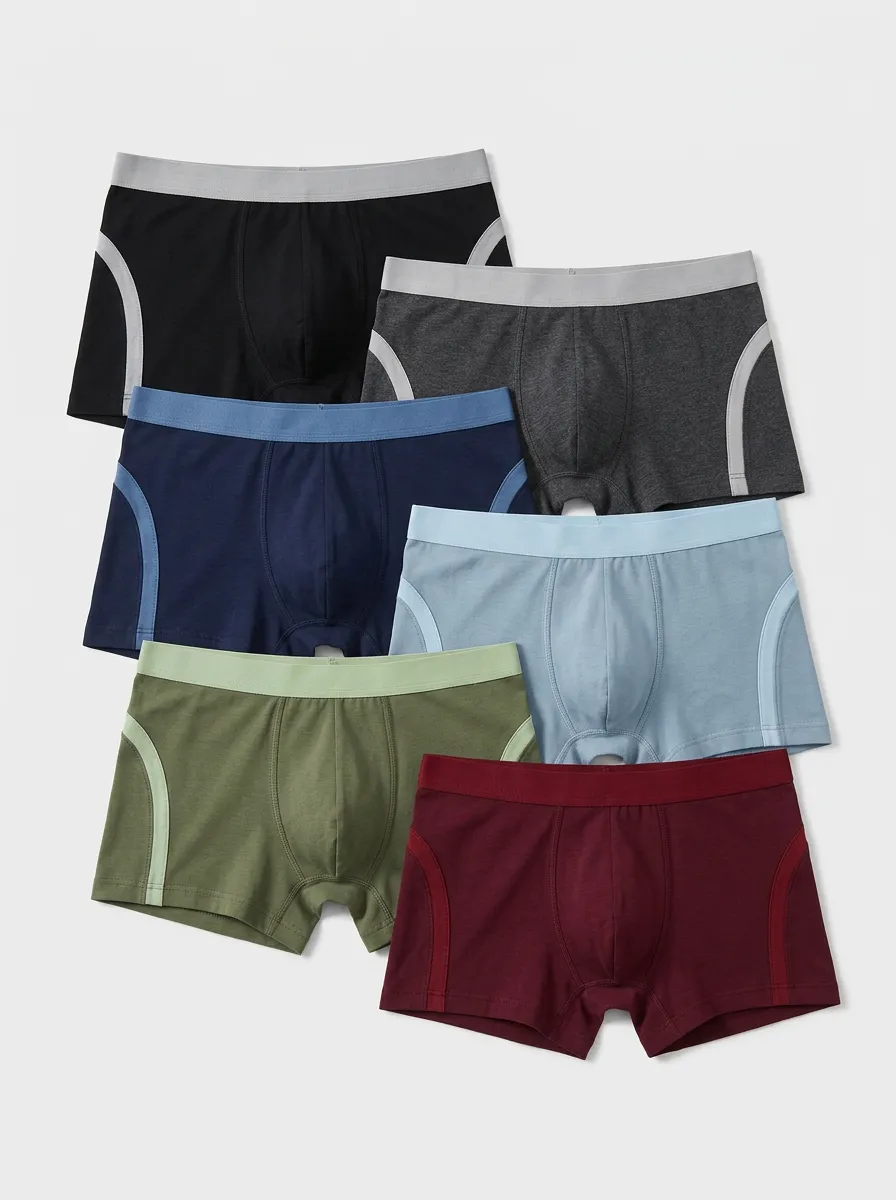 Men's Curved-Panel Boxer Brief Set