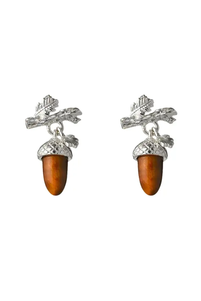 Acorn Delicate Stud Earrings