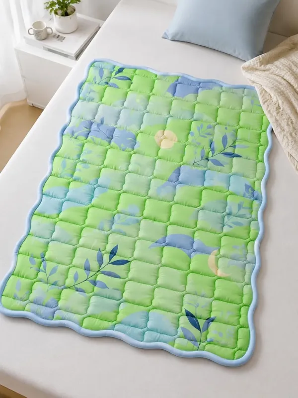 Botanical Moon Pattern Cooling Mat