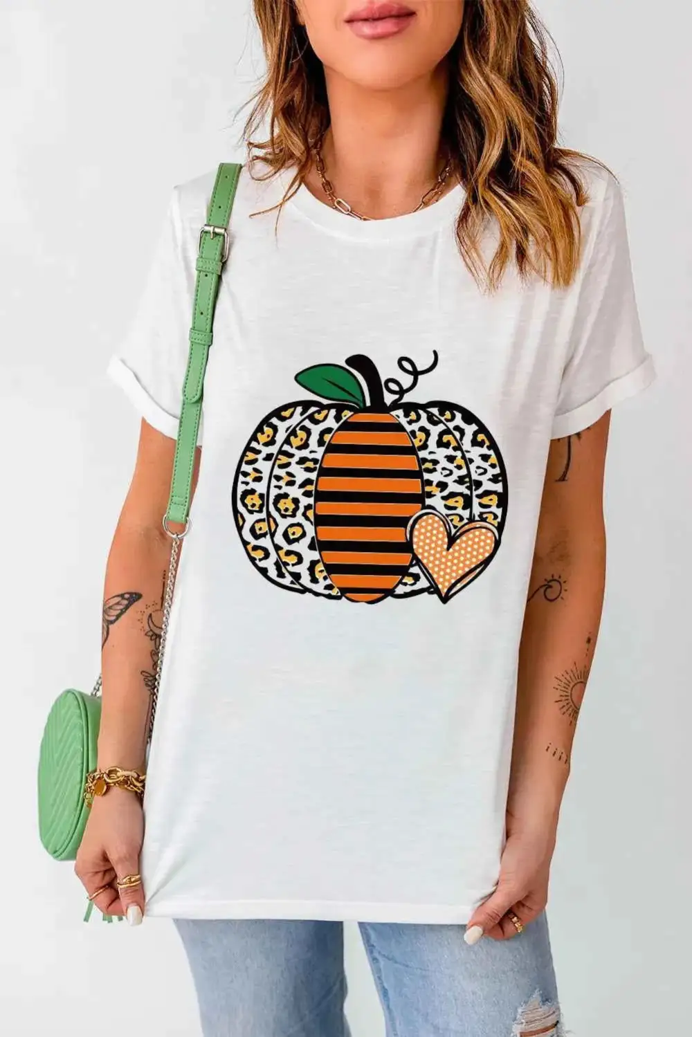 Easywear Graphic Round Neck Short Sleeve T-Shirt
