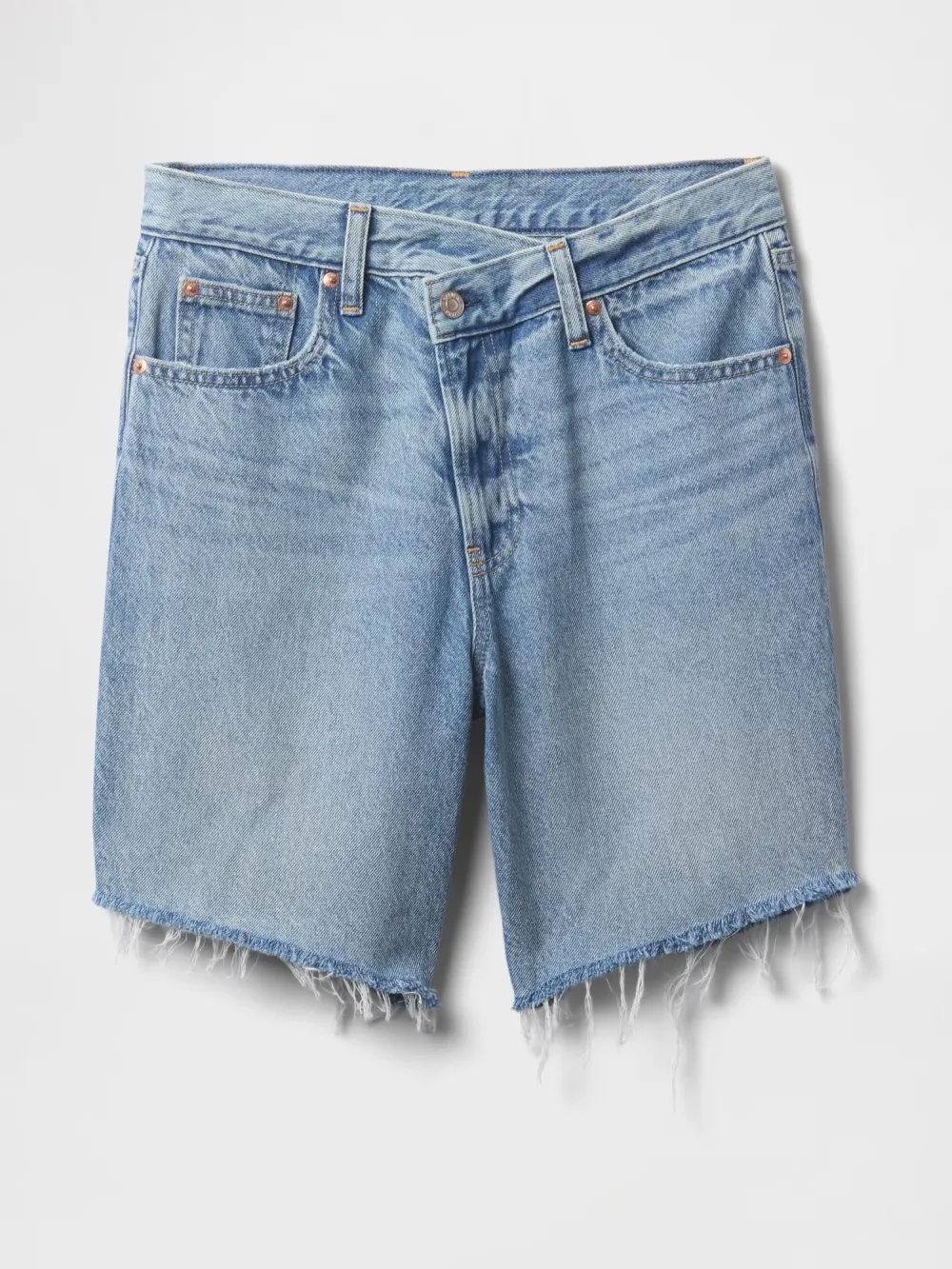Cotton Denim Shorts