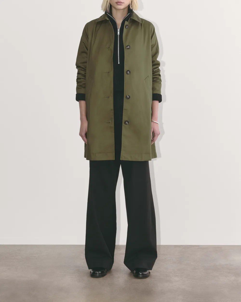 Black The Mac Coat