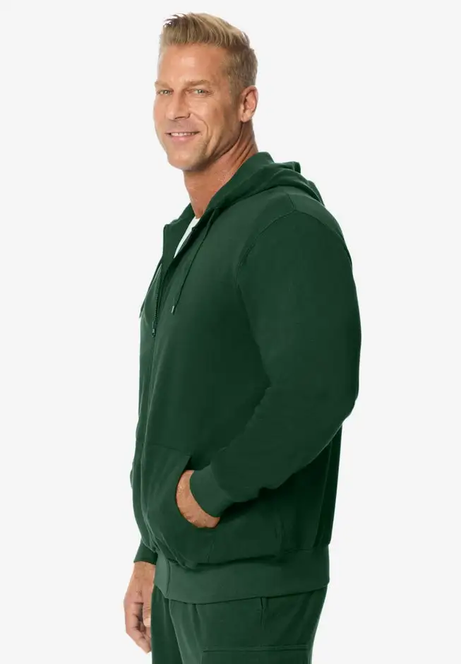 French Terry Zip-Up Hoodie